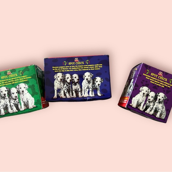 Set of 101 Dalmatian Ornaments Disney Circa 1996 - Picture 2 of 5